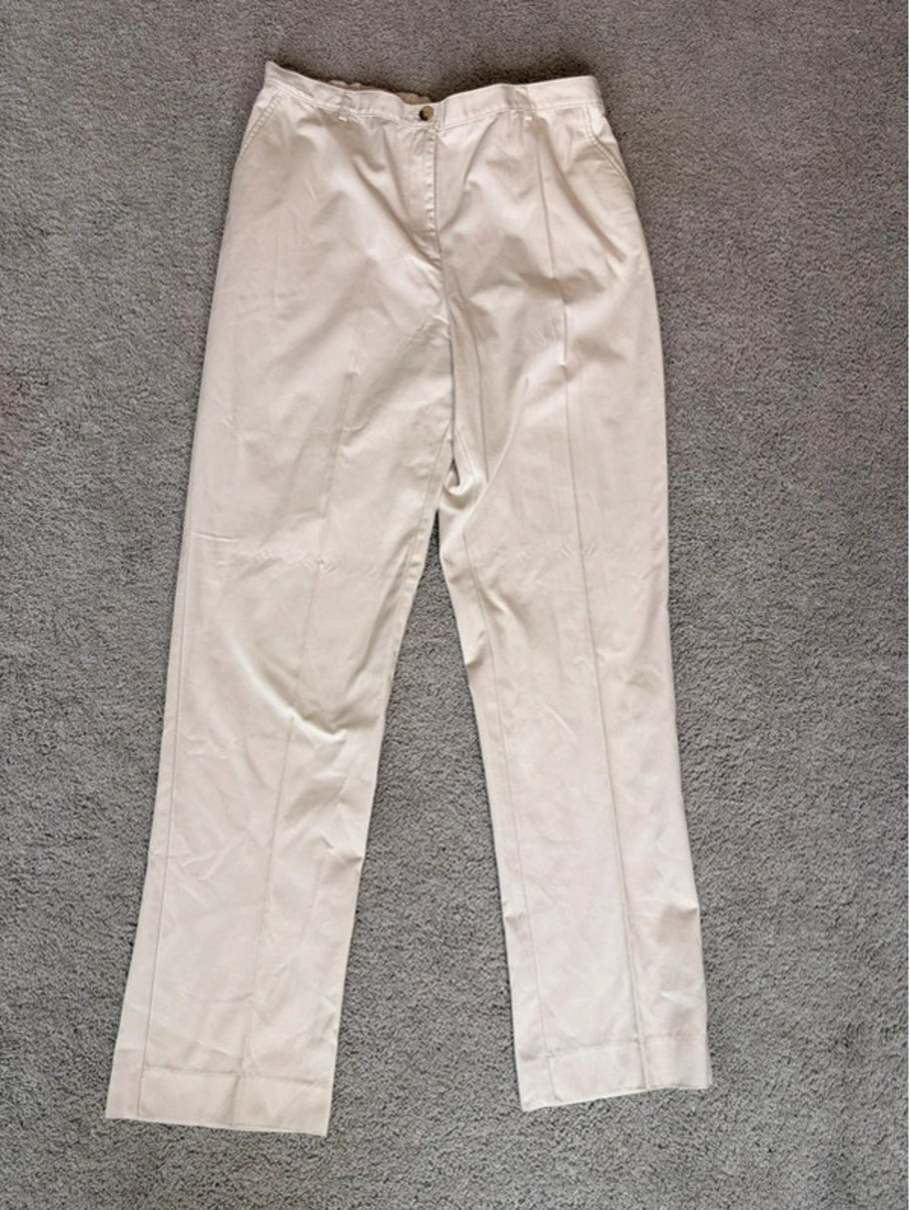 Lands’ End Women’s Khaki Uniform Pants Size 16 Tall